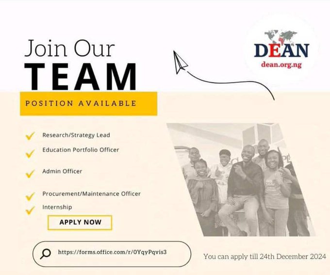 Job Openings at DEAN: Explore Exciting Career Opportunities