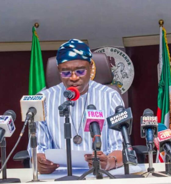 Governor Hyacinth Alia of Benue State