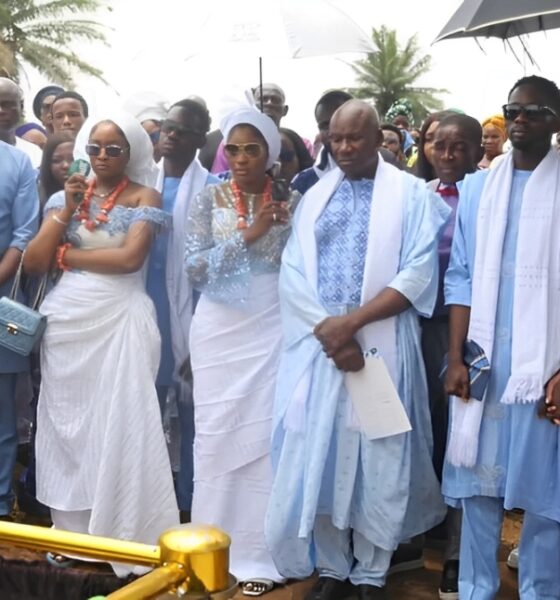 Mr Eazi Bids Final Goodbye to Mother As He Holds Lavish Burial Ceremony