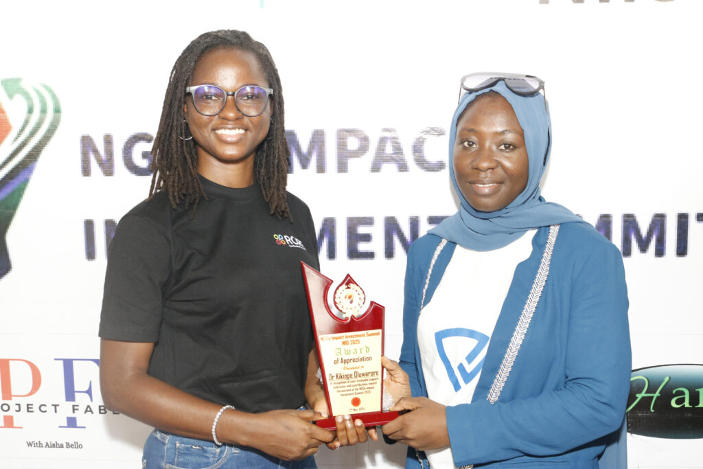 Dr. Kikiope Oluwarore Honored at 2025 NGO Impact Investment Summit