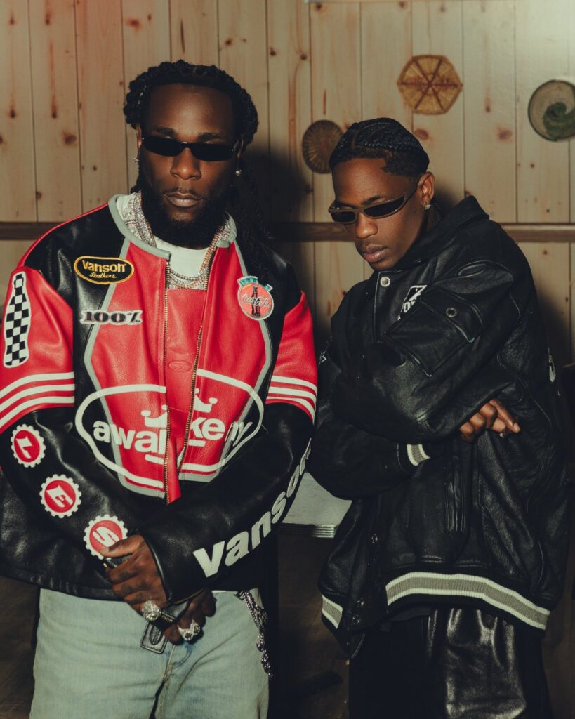 Burna Boy and Travis Scott