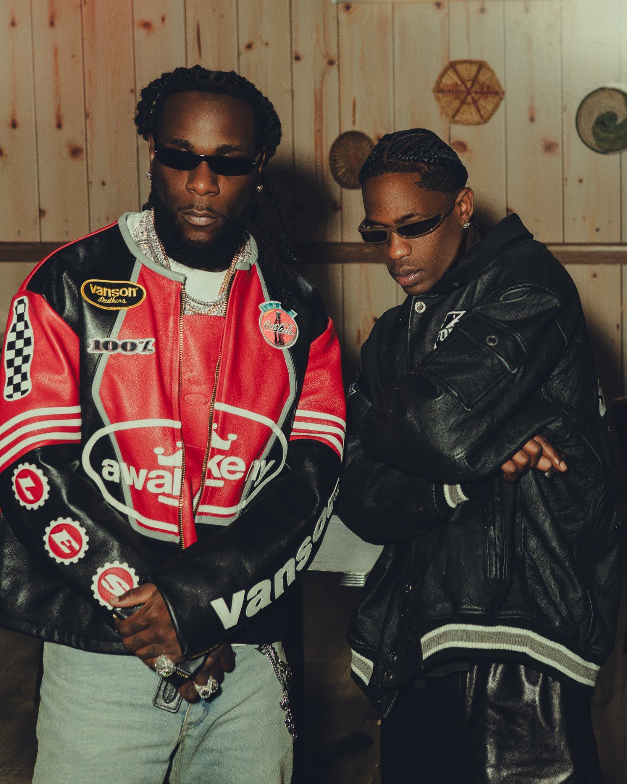 Burna Boy and Travis Scott