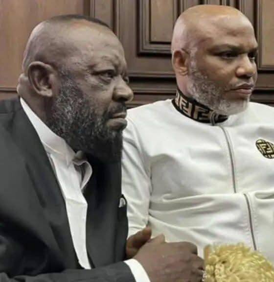 Anxiety as Nnamdi Kanu’s Lawyer Aloy Ejimakor Collapses in Kuje Prison