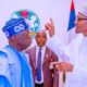 Photo of President Bọla Ahmed Tinubu PBAT, GCFR and his predecessor, Muhammadu Buhari