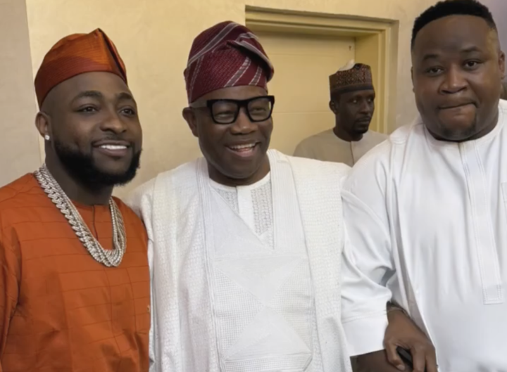 David Adeleke, popularly known as Davido, and celebrity barman Pascal Okechukwu, aka Cubana Chief Priest,