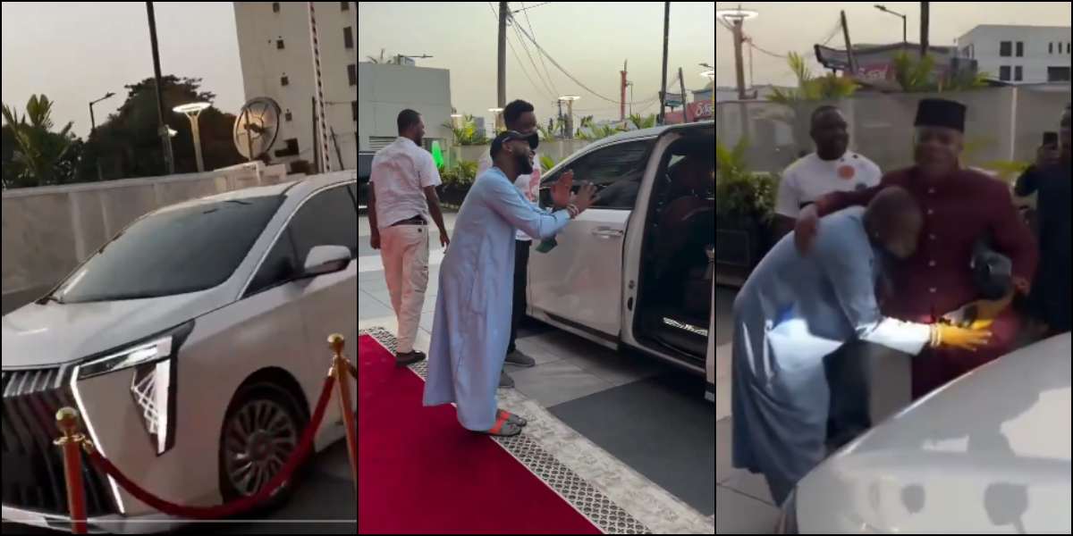 Davido hosts Bright Chimezie in Lagos