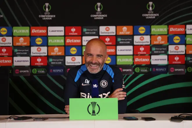 Enzo Maresca will be hoping to win some silverware at the end of his first season in charge of Chelsea. Picture: Getty