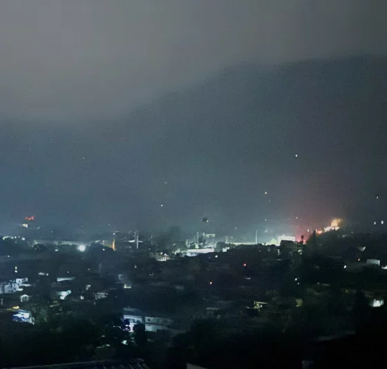 A city view of Muzaffarabad in Pakistan-administrated Kashmir, Wednesday. Stringer/Reuters