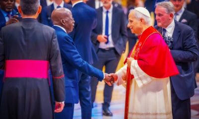 Tinubu in Vatican
