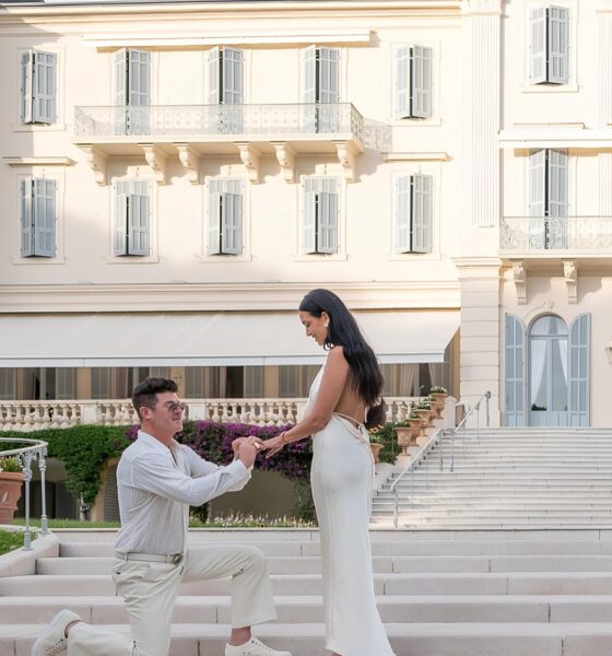 Robin Thicke has proposed to his fiancée, April Love Geary