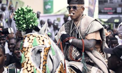 Mr Farooq Oreagba captured at the Ojude Oba Festival 2025