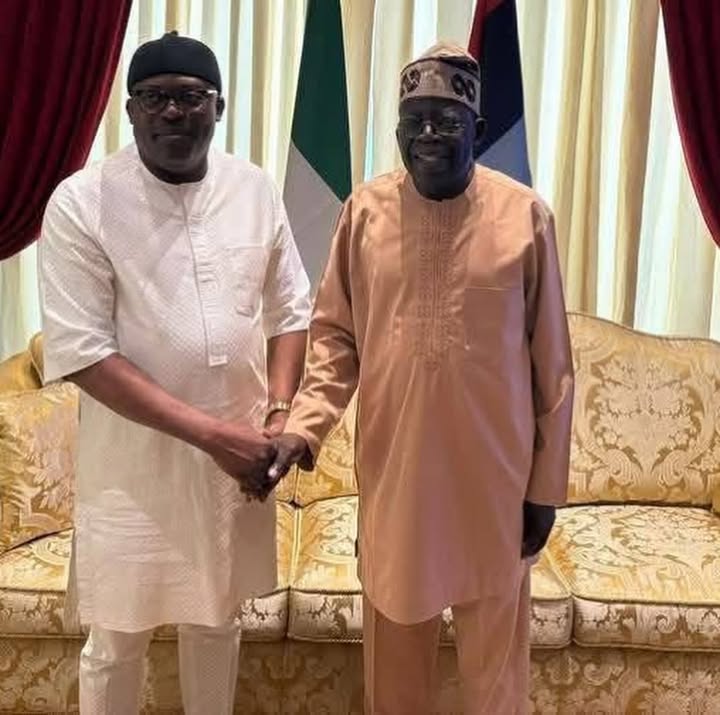 Suspended Rivers State Governor Fubara Visits President Tinubu in Lagos