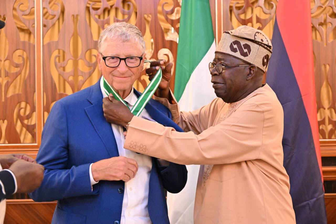 President Bola Tinubu and Bill Gate