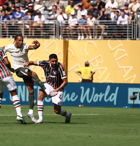 FIFA Club World Cup - Semi Final - Fluminense v Chelsea - MetLife Stadium, East Rutherford, New Jersey, U.S. - July 8, 2025 Chelsea's Joao Pedro scores their second goal REUTERS/Lee Smith