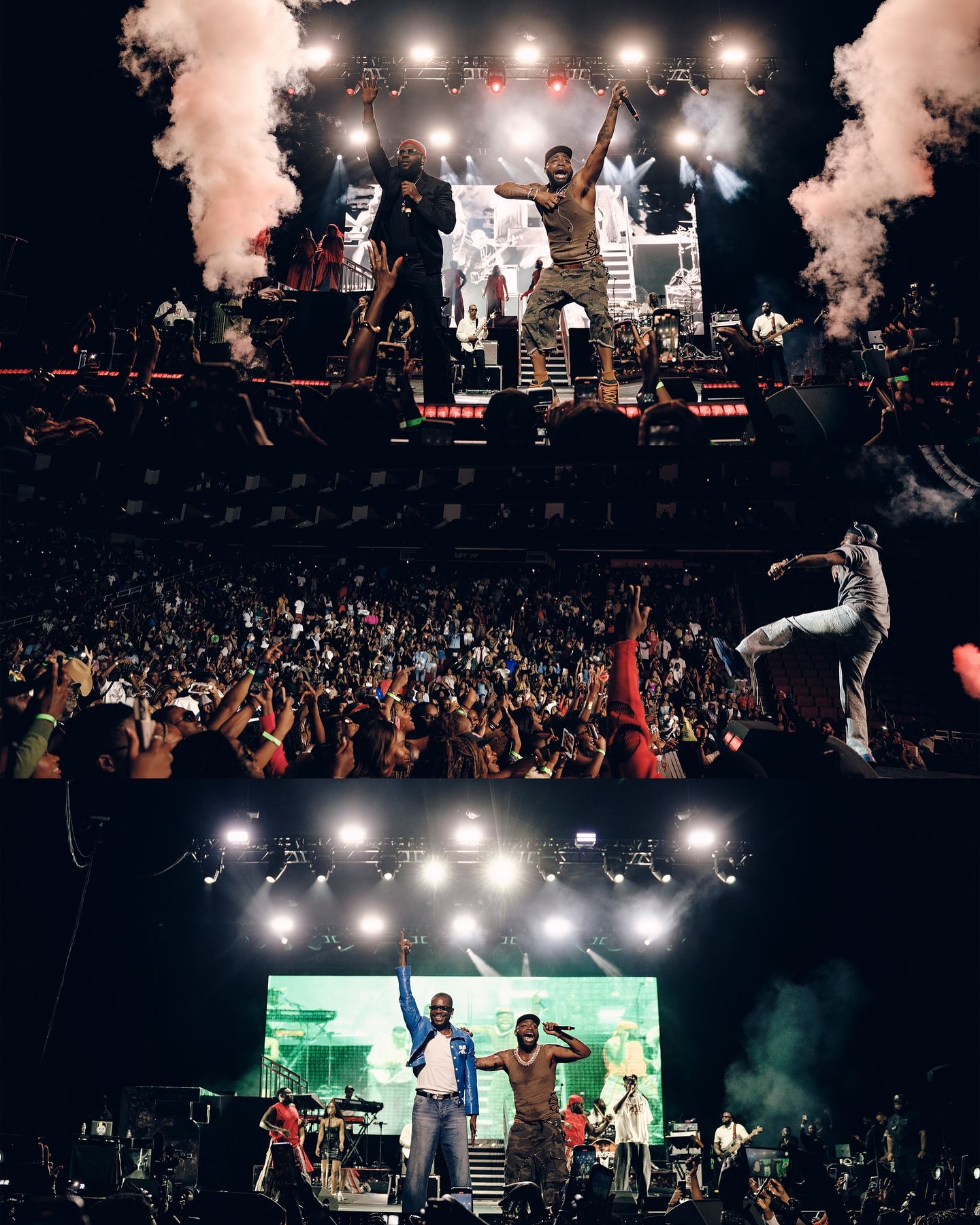 Davido performing AYE live at The Armory, Minneapolis 🇺🇸 The crowd screamed every lyric like it dropped yesterday timeless classic, timeless king! #5iveAliveTour