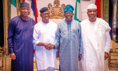 President Bola Tinubu met with governors elected on the platform of the All Progressives Congress at the State House in Abuja