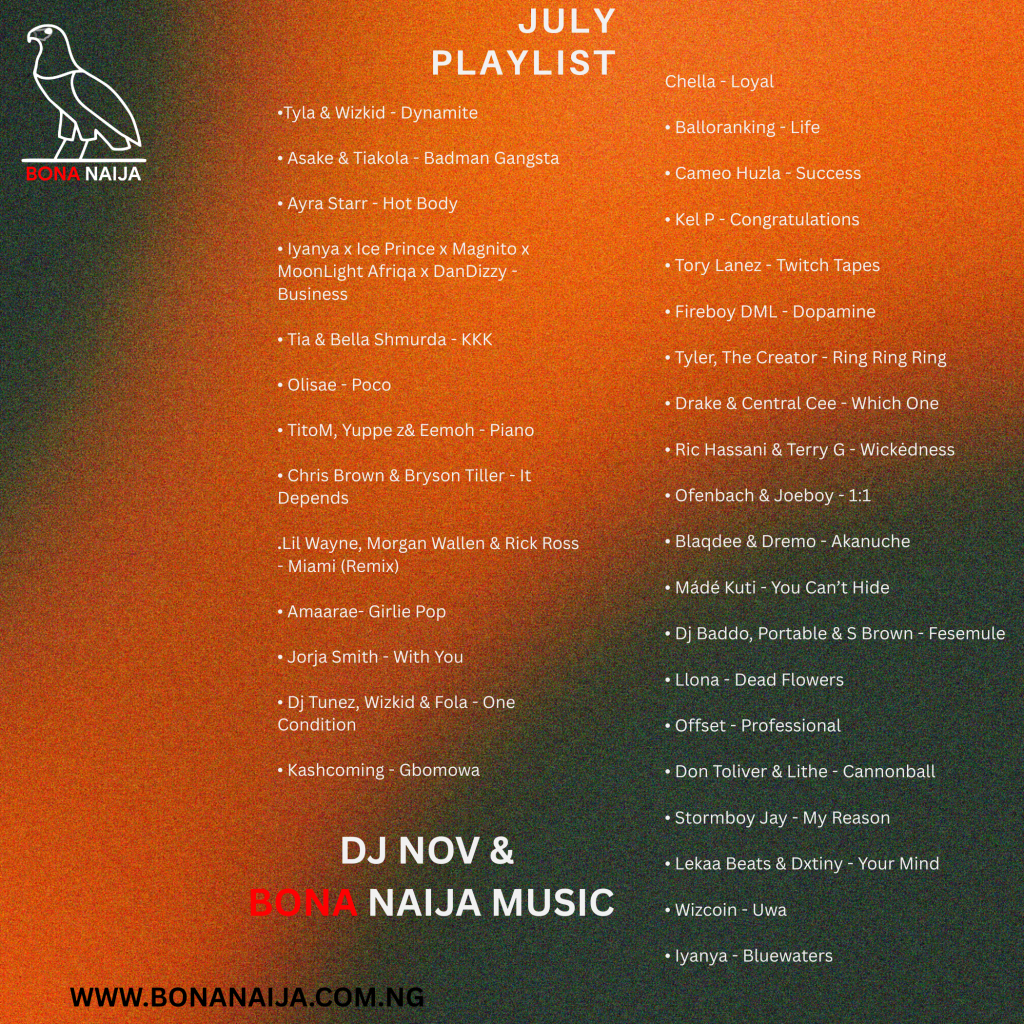 DJ Nov and Bona Naija Music.