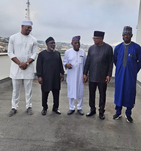 Peter Obi, GRV, Tanko Visit Obasanjo, Olubadan of Ibadan