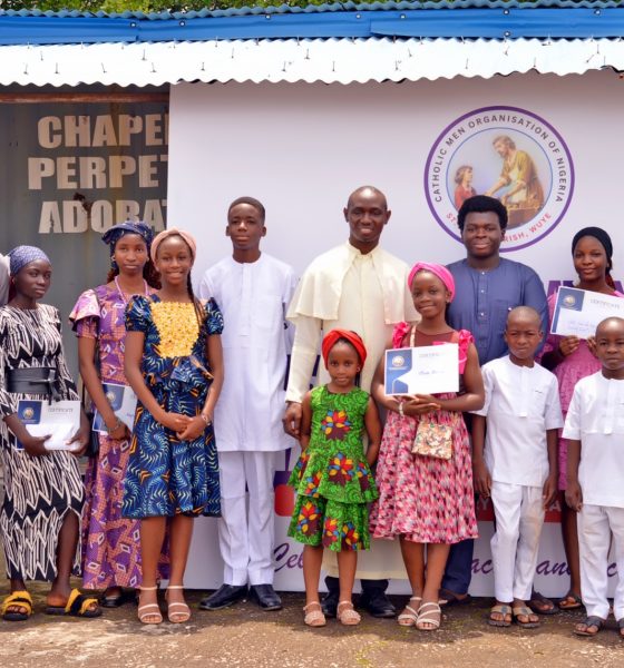 Catholic Church Rewards Outstanding Children in Abuja