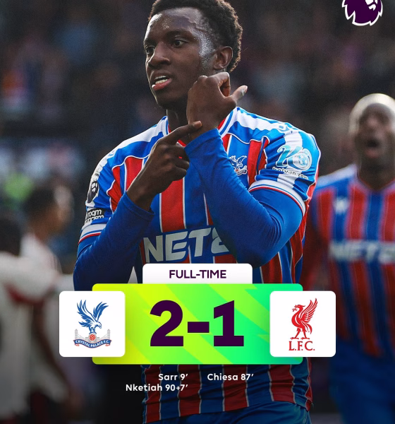 Crystal Palace vs Liverpool 2-1