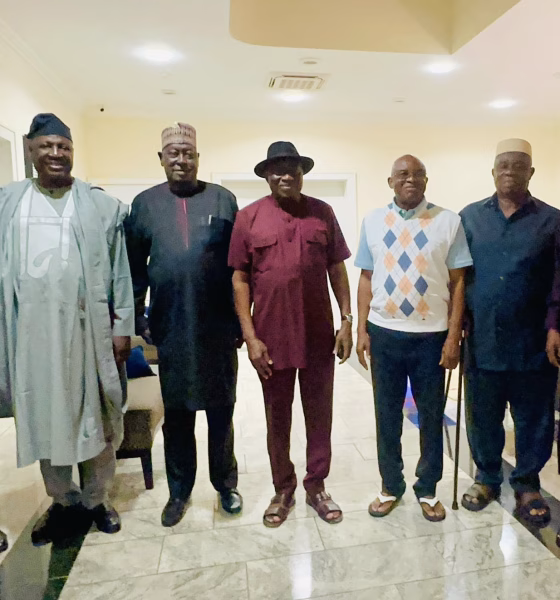 Ex-President Goodluck Jonathan met ADC leaders in Abuja, sparking fresh speculation about his 2027 election plans amid PDP’s interest in his return.
