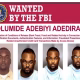 FBI Offers $10,000 Reward for Nigerian Fugitive Olumide Adediran
