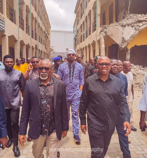 Peter Obi Condemns Lagos Trade Fair Demolition, Calls for Justice and Compassion