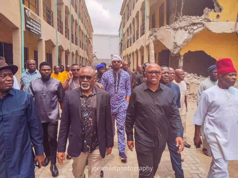 Peter Obi Condemns Lagos Trade Fair Demolition, Calls for Justice and Compassion