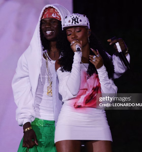 Ayra Starr and Rema performing live at Global Citizen Festival 2025