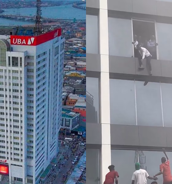 A fire at Afriland Tower in Lagos Marina trapped workers, injuring 11. Fire services contained the blaze; cause under investigation.