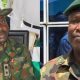 Brigadier General Musa Abubakar Sadiq and Colonel M.A. Ma'aji - two of the officers in detention for alleged coup plot