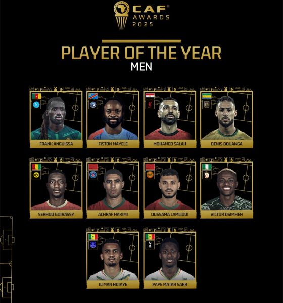 Osimhen Leads Nigeria’s Charge for CAF Player of the Year