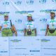 - The three winners of the Corpreneurship Challenge in Lagos pose with their cheques