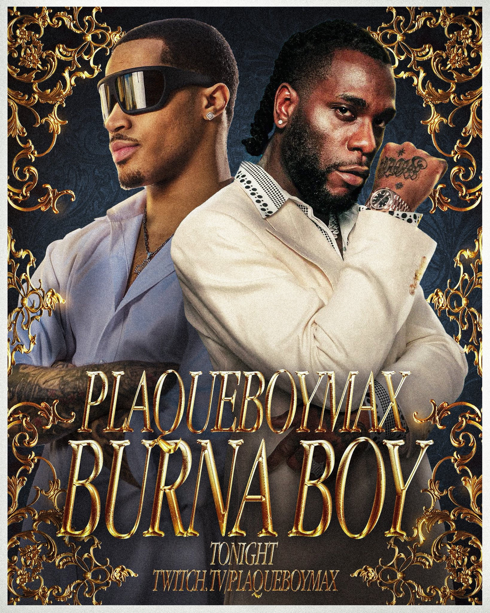 Burna Boy Joins PlaqueBoyMax for Viral Twitch Freestyle Debut
