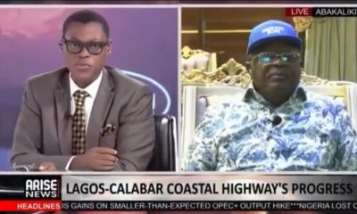 Minister Umahi, Arise TV’s Rufai Oseni Clash On-Air Over Lagos–Calabar Coastal Highway