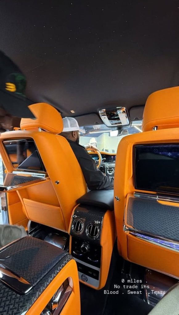 Davido Buys 2025 Rolls-Royce Black Badge Cullinan Worth ₦1.08 Billion