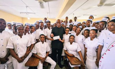 Peter Obi Donates ₦10 Million to Nursing College in Ibadan