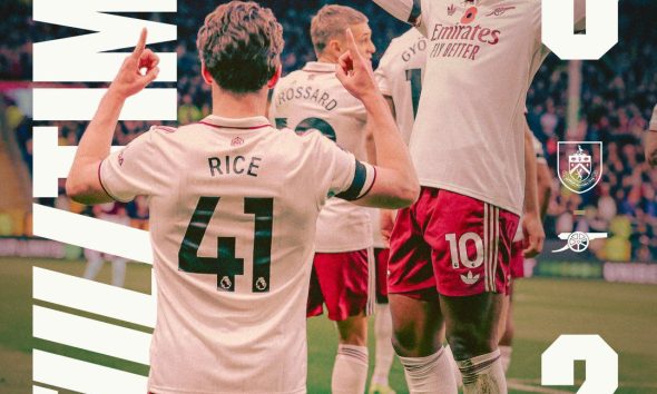 Arsenal Beat Burnley 2–0 as Gyökeres and Rice Score in First-Half Headers