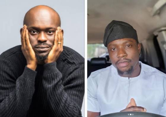 Viral Video Shows Very Dark Man and Mr Jollof Fighting on United Nigeria Airlines Flight