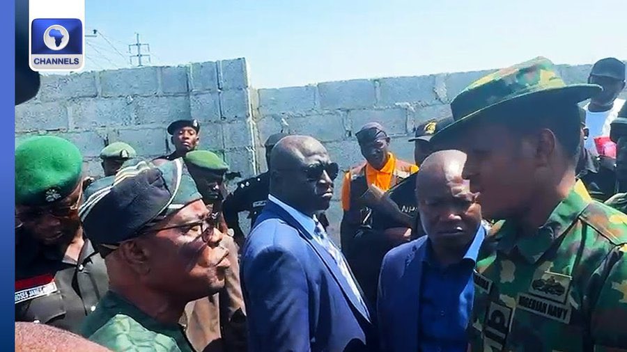 Soldiers Block Wike from Inspecting Ex-Naval Chief’s Disputed Abuja Land | Bona Naija News