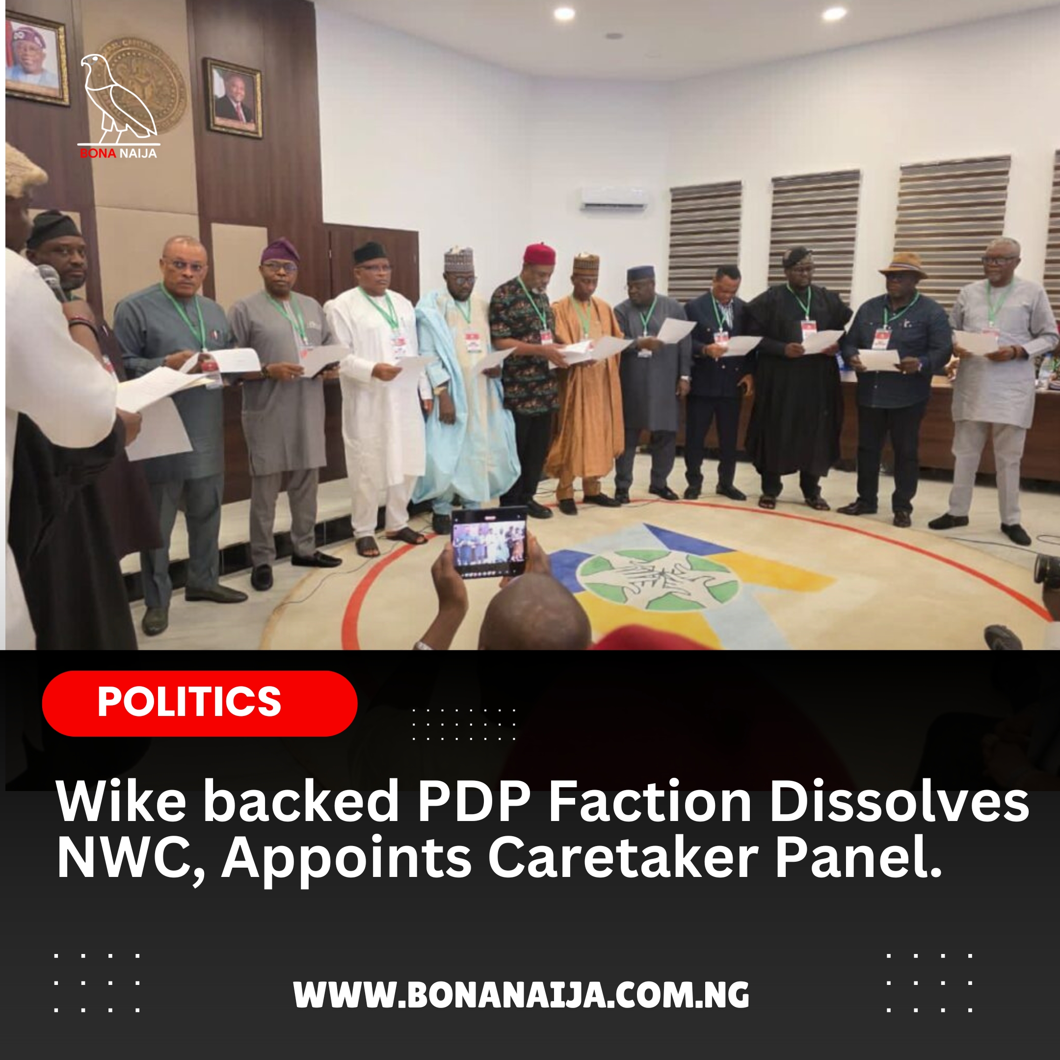 Wike-backed PDP Faction Dissolves NWC, Appoints Caretaker Panel