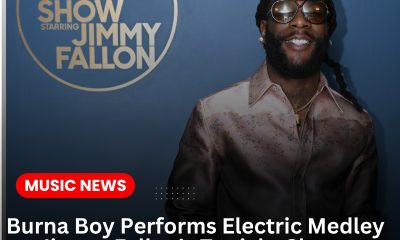 Burna Boy Performs Electric Medley on Jimmy Fallon’s Tonight Show