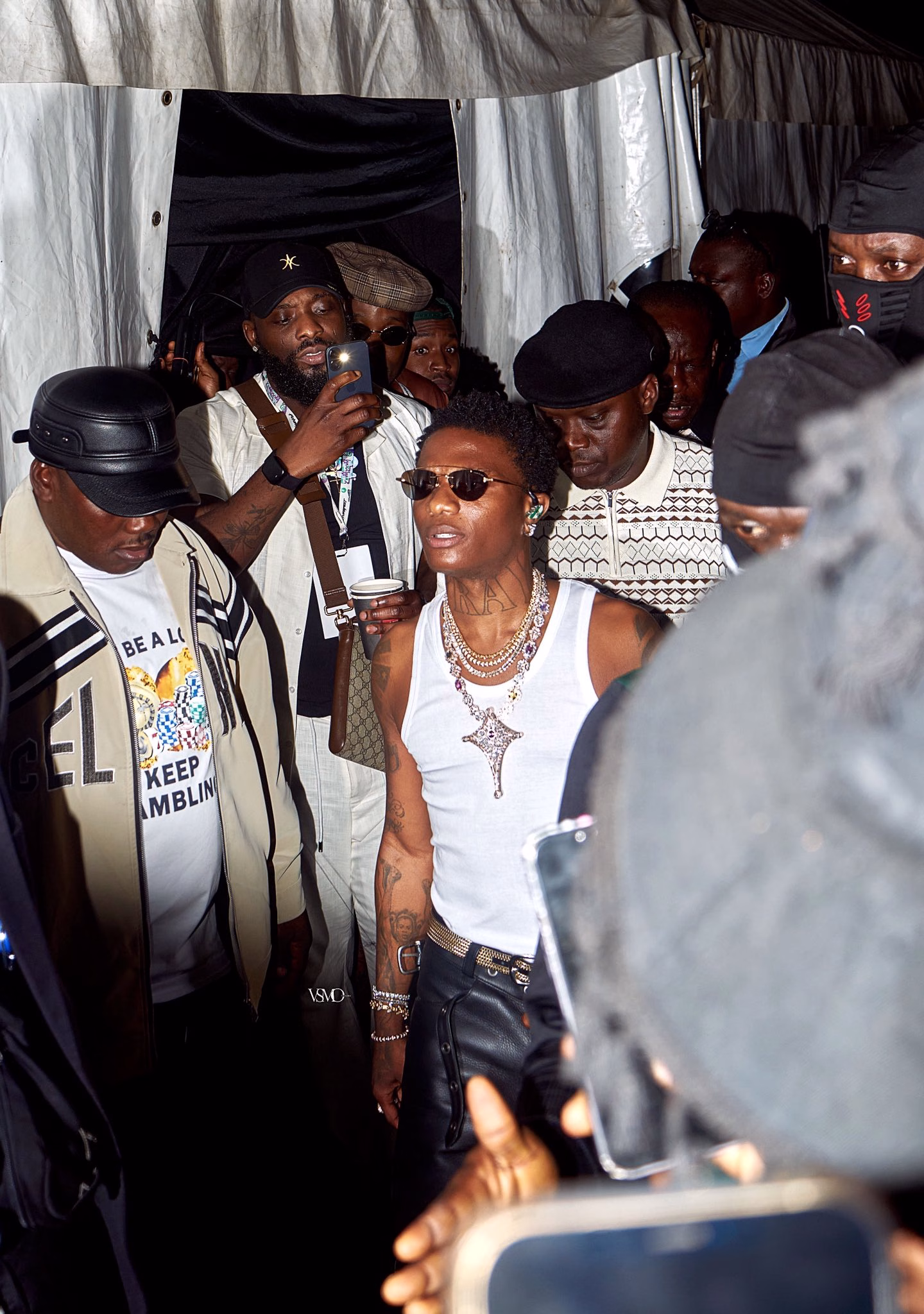 Wizkid at his Lagos homecoming concert at Tafawa Balewa Square