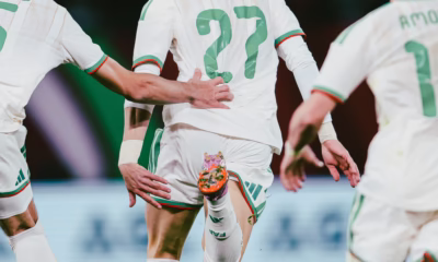 Substitute Adil Boulbina struck deep into extra time to send Algeria into the quarter-finals