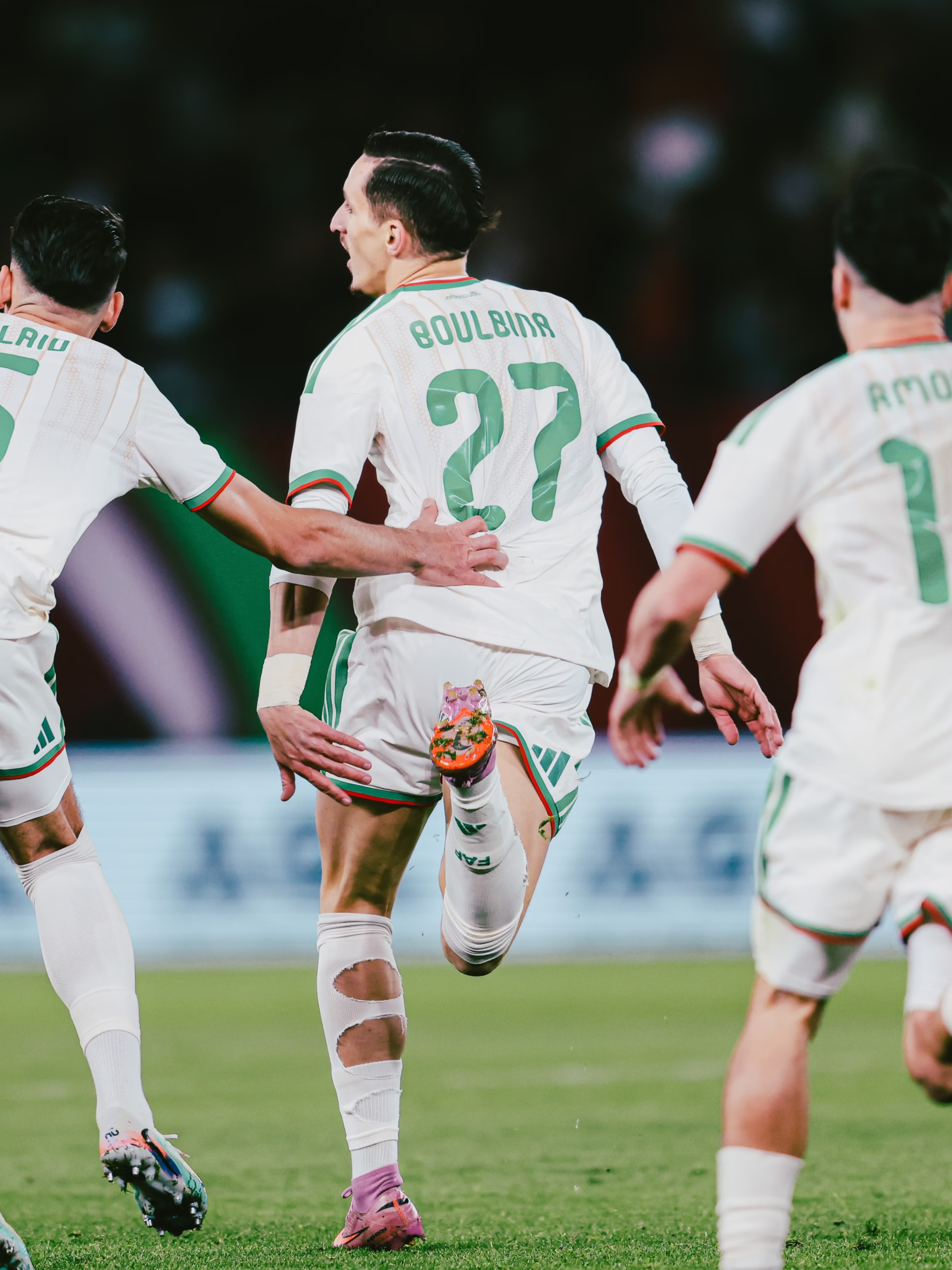 Substitute Adil Boulbina struck deep into extra time to send Algeria into the quarter-finals