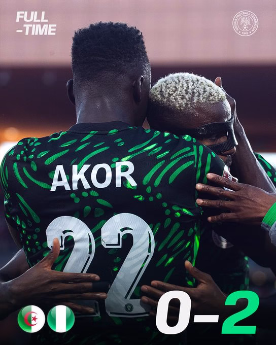 Nigeria Defeat Algeria 2–0 to Reach AFCON 2025 Semi-Finals