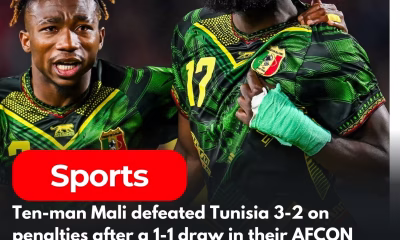 Mali Hold On With 10 Men, Eliminate Tunisia On Penalties