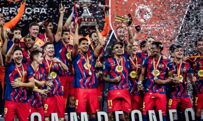 Barcelona lift the Spanish Super Cup 🎉
