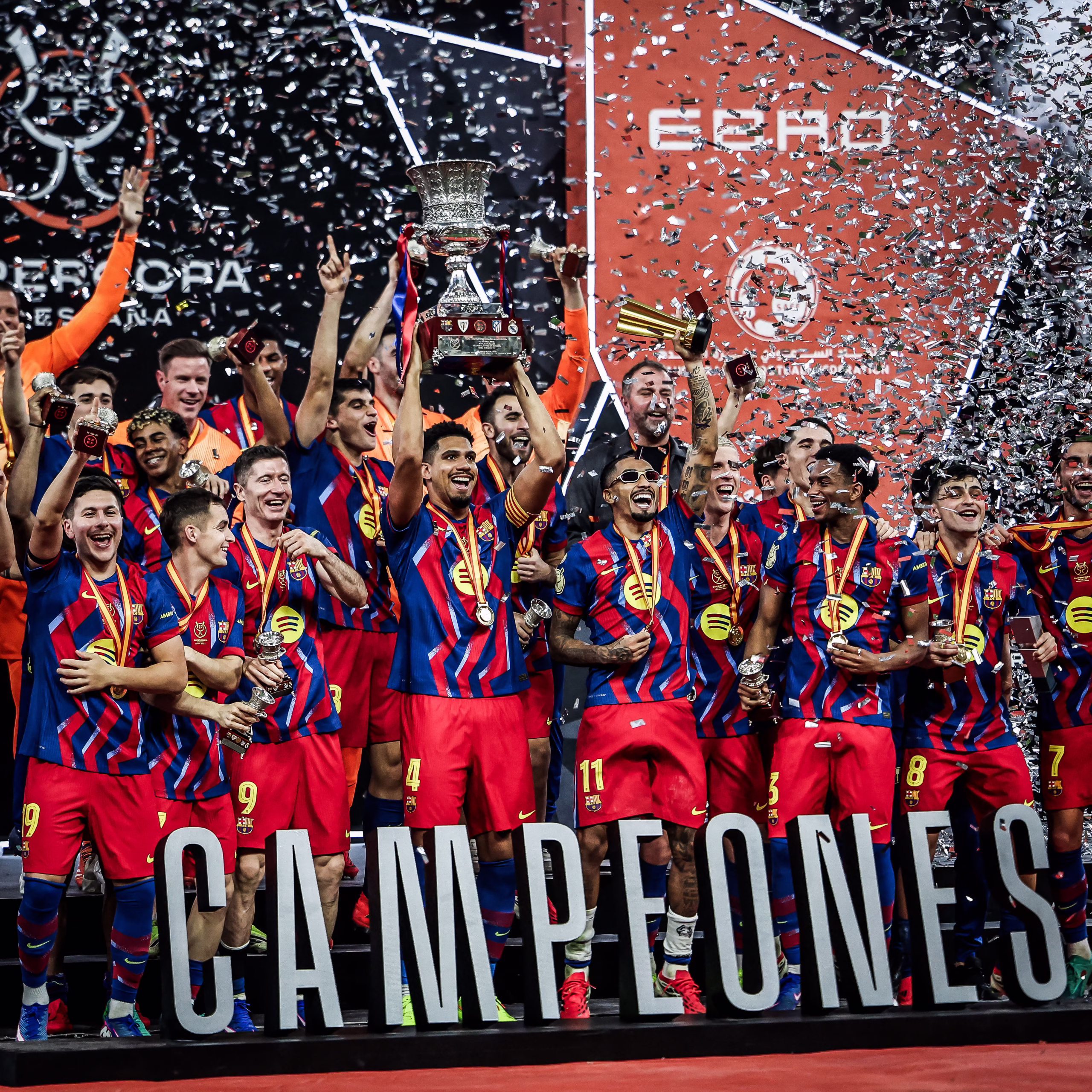 Barcelona lift the Spanish Super Cup 🎉