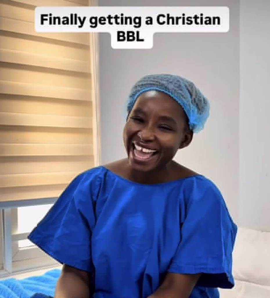 “Christian BBL” Trends as Ife Luv Sparks Debate Over Faith and Cosmetic Surgery